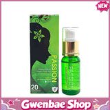 Gel tạo trơn tăng khoái cảm nữ Passion Chai 30ml - Gwen Shop Chính Hãng