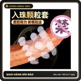 (Che Tên) Vòng khóa tinh binh kéo dài thời gian cho nam - tăng khoái cảm cho nữ - kiểu tháp bi Bảo Mật Tuyệt Đối