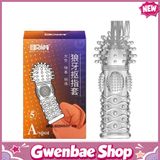 Bao cao su ngón tay Aichao A-spot 5 - Gai nổi lớn - Hộp 1 cái - Gwen Shop Chính Hãng