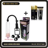 (Che Tên) Máy tập tăng kích thước dương vật kèm gel tăng kích thước Bảo Mật Tuyệt Đối
