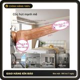 (Che Tên) Máy massage thư giãn toàn thân – rung nhấp chuyển động đẩy tới và lui mạnh mẽ, có đế hút Chuẩn Auth