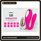(Che Tên) Trứng rung 2 đầu có remote điều khiển từ xa / 10 chế độ rung /phích sạc nam châm chống nước tuyệt đối / bẻ cong tạo hình Hỗ Trợ 24/7