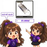(Che Tên) Bao cao su đôn khoang có dây đeo chống tuột [giao mẫu ngẫu nhiên] Hộp Trắng Kín