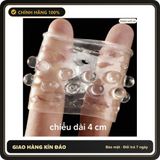(Che Tên) Bao cao su đôn dên bi đúc liền dẻo dai ôm sát Hộp Trắng Kín