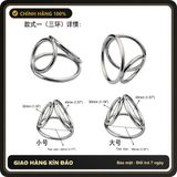 (Che Tên) (Sale ) Vòng Đeo Dương Vật 3 trong 1, inox cao cấp, che tên Hỗ Trợ 24/7