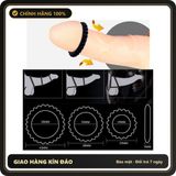 (Che Tên) ( Sale) Vòng Đeo Dương Vật, Bộ 3 Cái, Cao Su Cao Cấp, Ko Bị Đứt, Che Tên Hỗ Trợ 24/7