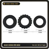 (Che Tên) ( Sale) Vòng Đeo Dương Vật, Bộ 3 Cái, Cao Su Cao Cấp, Cam Kết Ko Bị Đứt, Che Tên Hỗ Trợ 24/7