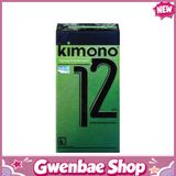 Bao cao su Kimono Long Shock - Mỏng 0.03mm, kéo dài thời gian - Hộp 12 cái - Gwen Shop Chính Hãng