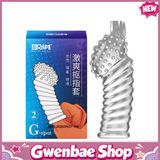 Bao cao su ngón tay dài Aichao G-spot 2 - Gai nổi lớn - Hộp 1 cái - Gwen Shop Chính Hãng