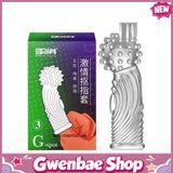 Bao cao su ngón tay Aichao G-spot 3 - Gai nổi lớn - Hộp 1 cái - Gwen Shop Chính Hãng