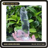 (Che Tên) Dương vật giả trong suốt gắn tường - Chất liệu silicon mềm mại & sung sướng Chuẩn Auth