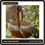 (Che Tên) Giỏ Mây Tre Thủ Công Vintage Nhỏ Xinh - Phụ Kiện Chụp Ảnh Dã Ngoại, Decor Tết và Noel, Đựng Đồ Thông Minh Giao Nhanh Toàn Quốc