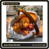 (Che Tên) Giỏ Mây Tre Thủ Công Vintage Nhỏ Xinh - Phụ Kiện Chụp Ảnh Dã Ngoại, Decor Tết và Noel, Đựng Đồ Thông Minh Giao Nhanh Toàn Quốc