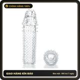 (Che Tên) Bao cao su đôn dên tăng kích thước – Gai mịn – Tái sử dụng nhiều lần Hỗ Trợ 24/7