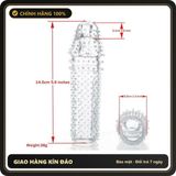 (Che Tên) Bao cao su đôn dên tăng kích thước – Gai mịn – Tái sử dụng nhiều lần Hỗ Trợ 24/7