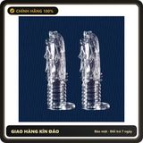 (Che Tên) BAO cao su ĐÔN DÊN ĐẦU RỒNG TRONG SUỐT – TĂNG CẢM GIÁC Giao Nhanh Toàn Quốc