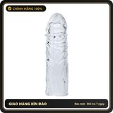 (Che Tên) Bao cao su đôn dên trơn trong suốt – Tăng kích thước, tăng khoái cảm – Tái sử dụng Hộp Trắng Kín