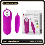 (Che Tên) Trứng rung Pretty Love Harriet – 12 chế độ rung – Chất liệu silicone mềm mại – Kèm remote điều khiển Cao Cấp Bảo Đảm