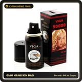 (Che Tên) Xịt viga 50000 chính hãng cho nam Hộp Trắng Kín - kéo dài thời gian, thấm nhanh không nhờn rít, dùng trước khi quan hệ