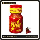 (Che Tên) Poppers Mỹ PWD Super Rush 10ml Chuẩn Auth - chai 10ml, hàng chuẩn nhập khẩu, nắp kín không bay hơi