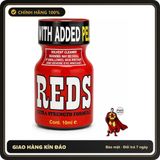 (Che Tên) Poppers Mỹ Reds 10ml Giao Nhanh Toàn Quốc - chai 10ml, hàng chuẩn nhập khẩu, nắp kín không bay hơi