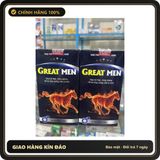 (Che Tên) (Che tên sp) Tăng cường sinh lý GREAT MEN chống xuất tinh sớm bổ thận tráng dương nam giới 30 viên Cao Cấp Bảo Đảm