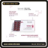 (Che Tên) Viên Uống giảm mụn đẹp da, điều hòa nội tiết tố Biotrade Acnaut Food Supplement (hộp 30 viên) Cao Cấp Bảo Đảm