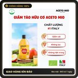 (Che Tên) Giấm Táo, Giấm Lựu Hữu Cơ Aceto Mio - Ý - Dấm Táo Giảm Cân Ăn Kiêng Eatclean [ Tặng Cốc Đong] Hộp Trắng Kín