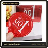 (Che Tên) Bao Cao Su OLo 0.01 Đỏ, Bcs Siêu Mỏng, Nóng Ấm, Nhiều Gel Bôi Trơn, Size 52mm (Hộp 10C) | Shop_taza - Hàng Mới Về