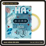 (Che Tên) Bao cao su HA_Size 52±2mm (đường kính)_Hộp 100 chiếc_Hàng nội địa Trung Cao Cấp Bảo Đảm
