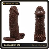 (Che Tên) Bao cao su đôn có quai đeo Brave Man/ có rung chạm điểm G Hộp Trắng Kín