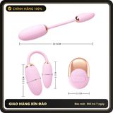 (Che Tên) Trứng rung đôi có remote điều kiển từ xa - 8 chế độ rung - pin sạc - Hàng Mới Về