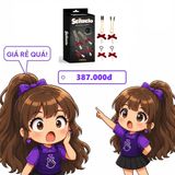 Kẹp Vú Kích Thích Đầu Ti Ngọc Trai Senuelo chính hãng - chất liệu an toàn cho da, dễ vệ sinh, êm ái khi dùng - giao hàng che tên kín đáo