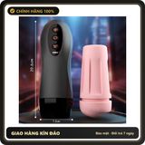 Âm đạo giả hít tường đa năng Jiuai Explorer Cup (có app) chính hãng - đế hít tường, có sưởi ấm, rung êm không tiếng động - giao hàng che tên kín đáo