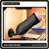 Âm đạo giả hít tường đa năng Jiuai Explorer Cup (có app) chính hãng - đế hít tường, có sưởi ấm, rung êm không tiếng động - giao hàng che tên kín đáo