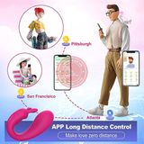 Trứng rung 2 đầu tai thỏ điều khiển qua app Love Spouse chính hãng - 9 chế độ rung, sạc usb, điều khiển từ xa - giao hàng che tên kín đáo
