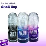 Hàng Chuẩn Nhập Khẩu - Cốc Massage Quay Tay Snail Cup Trong Suốt - Thiết Kế Nhỏ Gọn, Lòng Ống Gân Gai Bi Kích Thích Tột 