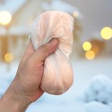Dòng Cao Cấp Chính Hãng - Đồ Chơi Nén Bóp Xả Stress Silicone Hồng Mềm Mại Cho Bé Trai - Kích Thước 16x6cm, Kèm 5 Gói Geo
