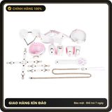 Bộ Jiuai Sweet Cat 12 món chính hãng - rung êm không tiếng động, chất liệu an toàn cho da, dễ vệ sinh - giao hàng che tên kín đáo