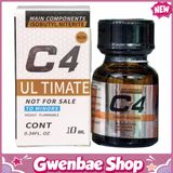 Chai Hít Kích Thích Bao Phê Tăng Khoái Cảm Popper C4 Ultimate 10ml - Gwenshop Chính Hãng