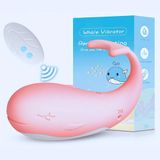 Bản Nhập Khẩu Cao Cấp - Thiết Bị Massage Rung cá voi nhỏ Little Whale Meos mẫu 2 - nhiều chế độ, sạc pin tiện dụng