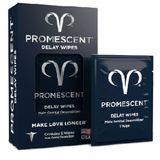 Bản Nhập Khẩu Cao Cấp - Khăn Lau Kéo Dài Thời Gian Promescent Delay Wipes - USA mẫu 2 5 wipes, giao hàng kín đáo