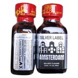 Hàng Chuẩn Nhập Khẩu - Dung Dịch Hít Thư Giãn Amsterdam Silver Label 30ml PPP - hương dịu, dùng cho cả nam và nữ