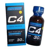 Hàng Chuẩn Nhập Khẩu - Dung Dịch Hít Thư Giãn C4 Xanh 30ml USA DEN D USA - hương dịu, dùng cho cả nam và nữ