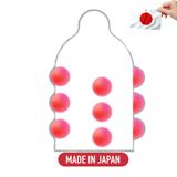 Hàng Chuẩn Nhập Khẩu - Bao Su Cao Cấp 9 Bi Super Gold Hộp 2 Cái JAPAN - ôm sát cảm giác thật, giao hàng kín đáo