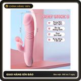 Dương vật giả đa năng Jiuuy Fairy Stick 2 chính hãng - rung nhấp chuyển động đẩy tới và lui tự động, có sưởi ấm, rung êm không tiếng động - giao hàng che tên kín đáo