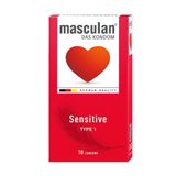 Bản Nhập Khẩu Cao Cấp - Bao Su Cao Cấp Loại Mỏng Cho Da Nhạy Cảm Masculan Sensitive Của Đức H10 10 - ôm sát cảm giác thậ