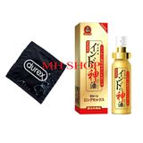 Phiên Bản Chính Hãng - Combo kéo dài cao cấp 1 cái Bao Su durex tặng 1 chai xịt nhật naskic ổn định hiệu quả NASKG 10ml 