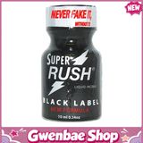 Chai Hít Tăng Khoái Cảm Kích Thích Bao Phê Tăng Khoái Cảm Popper Super Rush Black Label - Chai 10ml - Gwenshop Chính Hãng