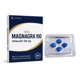 Sản Phẩm Chính Hãng Loại 1 - Viên hỗ trợ tăng cường sinh lý nam MagNagra100 4 Viên 1 vỉ x 4 viên - hàng nhập khẩu, dùng 